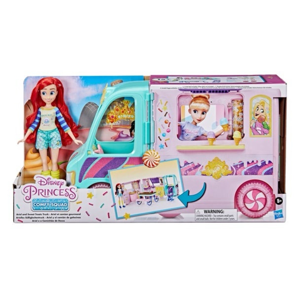 Disney Princess - Comfy Squad Ariel and Sweet Treats Truck - Picture 2 of 12